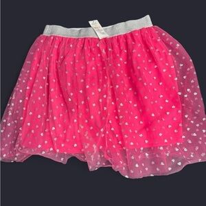 Pink Heart Patterned Skirt
